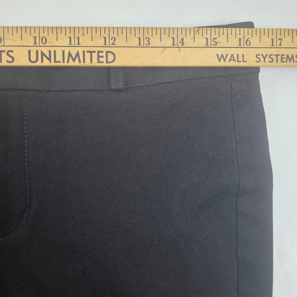 Banana Republic Sloan Pants Womens 8 Black Skinny Fit Ankle Length Stretch Dress - Picture 4 of 10